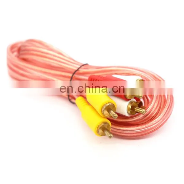 Hot Selling RCA Audio Cable 2RCA Male to 3.5mm Jack to 2 RCA AUX Cable photo-4