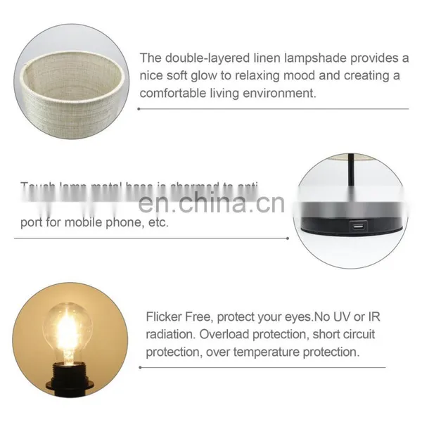 America Europe Australia Market CE ROHS Residential Application 6W Table Lamps photo-3