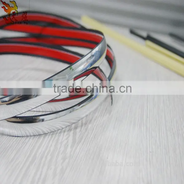 Pvc Galvanized Chrome Metal Strips Decorative Edge Banding for Furniture and Car photo-3