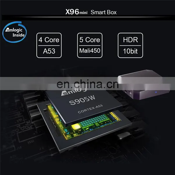 2020 New S905W 1G 2G RAM 8G 16G ROM X96 Mini 4K Internet Smart Android Arabic TV Box For TV photo-4