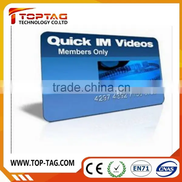 Promotional High Quality id Business Pvc Card With Embossed Number and Sticker photo-4