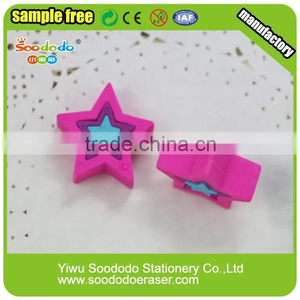 Layered Pretty Star Shape Erasers photo-5