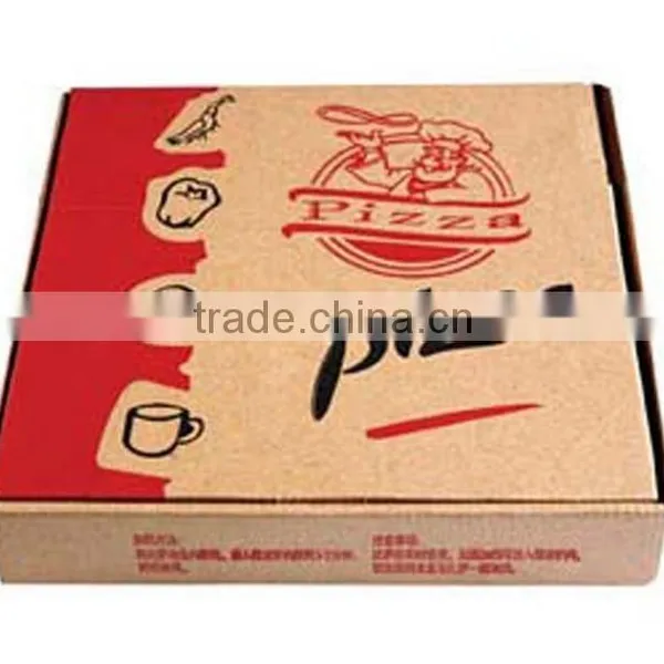 Pizza Box With Printinig, Cheap Pizza Box OEM Acceptable