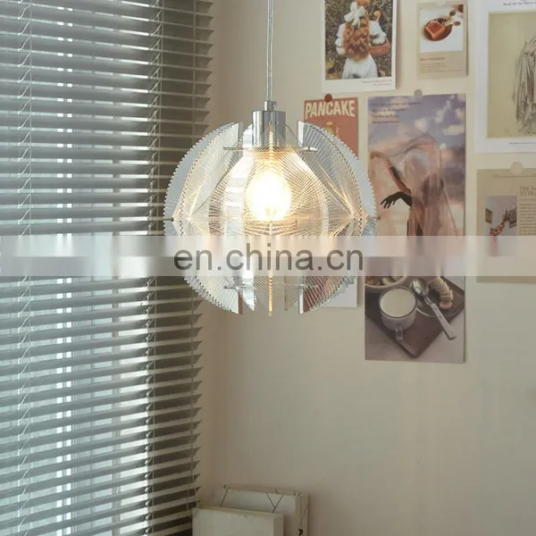 Bauhaus Silver LED Chandelier Modern Minimalist Ceiling Hanging Lamp Luxury Restaurant Table Bar LED Pendant Light photo-5