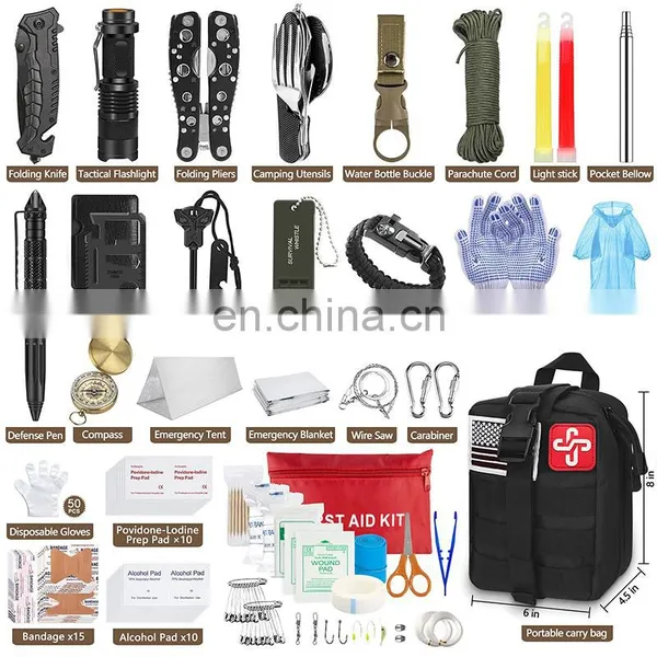 Tactical First Aid Kit Bag Emergency Survival Gear Outdoor Survival Kit photo-2