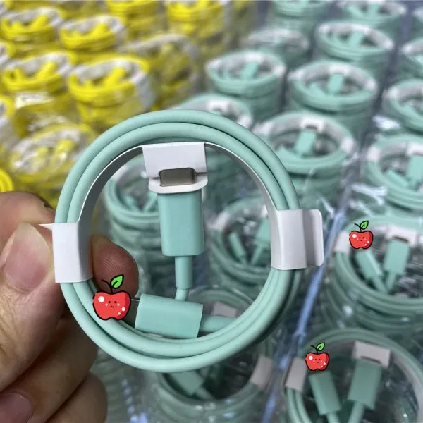 For Iphone X/11 Macaron Pd Usb-c Cable Charger 12w Fast Charging Usb C Cable For Iphone 12 Mobile Phone Data Wire photo-4