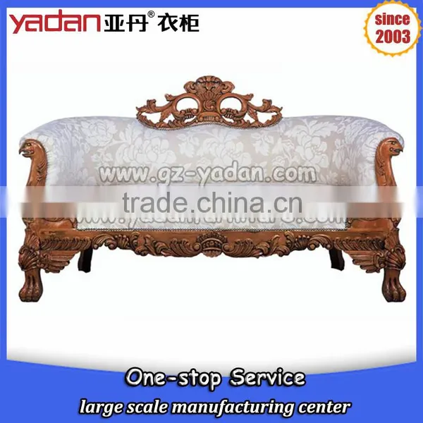 American Living Room Antique Furniture Pictures of Solid Wood Fabric Sofa Quality Choice photo-3