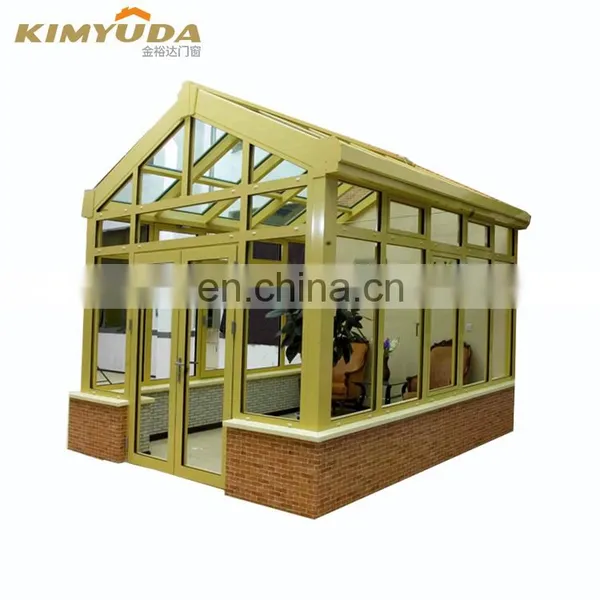 JYD Sunshade System Sunroom Roof Glass House For Garden Aluminum Alloy Frame photo-4