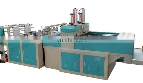 Biodegradable Cloth Patch Carry Paper Polythene Garbage T-Shirt Shopping Plastic Bag Making Machine Price photo-2