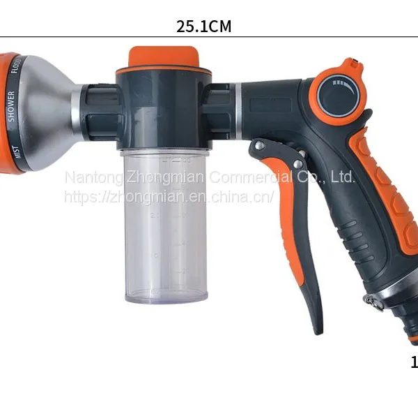 Multi-Usage 8 Modes Plastic Sprayer for Gardening, Pet Grooming, Car Washing, Road Clean Etc. photo-3