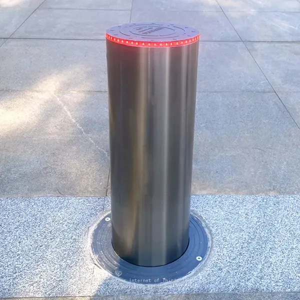 UPARK Easy Operation Pedestrian Access Car Parking Lifting Bollards Remote Control Retractable Barrier Automatic Rising Bollard