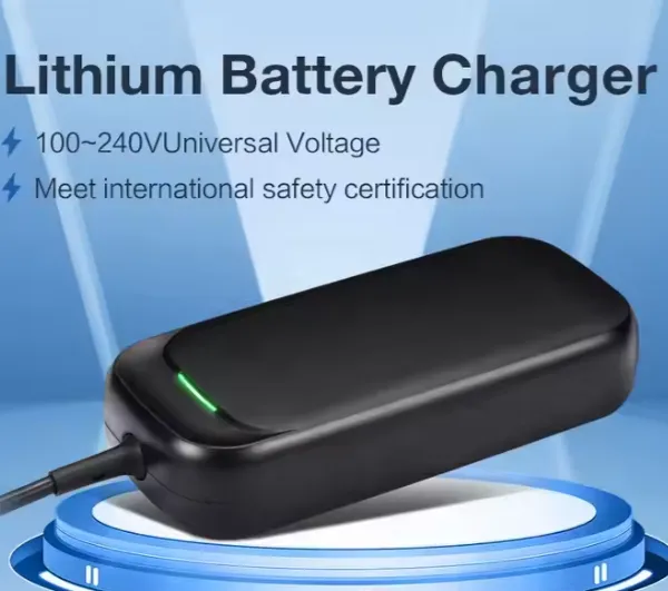 Smart Battery Charger with Bluetooth Monitoring and Mobile App Control