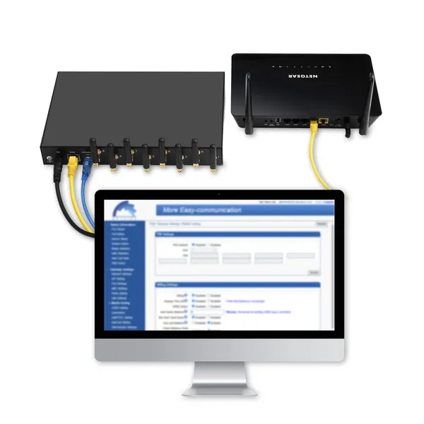SK8-8 Popular 4G EC25 EG91 Ports 8 Voip Gateway IMEI Change Router Free Tech Support photo-2
