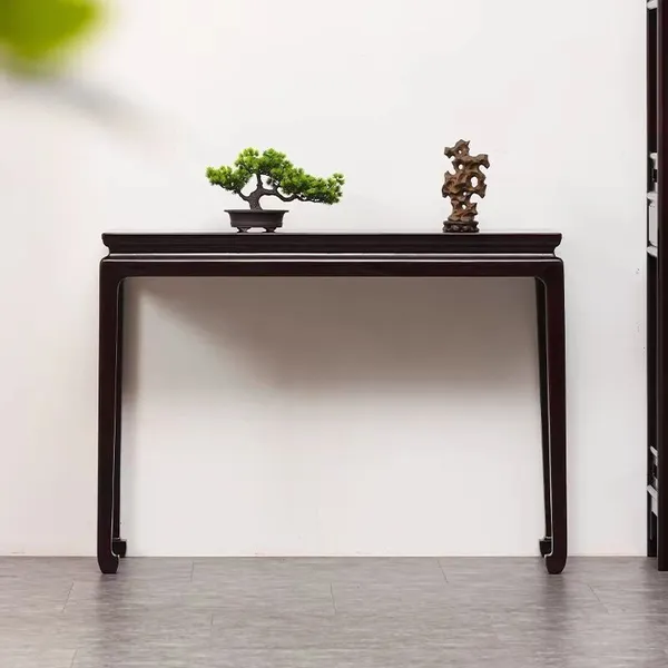 Console Table Solid Wood Flat Table Buddhist Table New Chinese Style Simple Offering Table photo-5