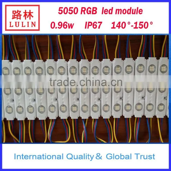 full color IC module/flexible led module/ India RGB SMD5050 led module with high power