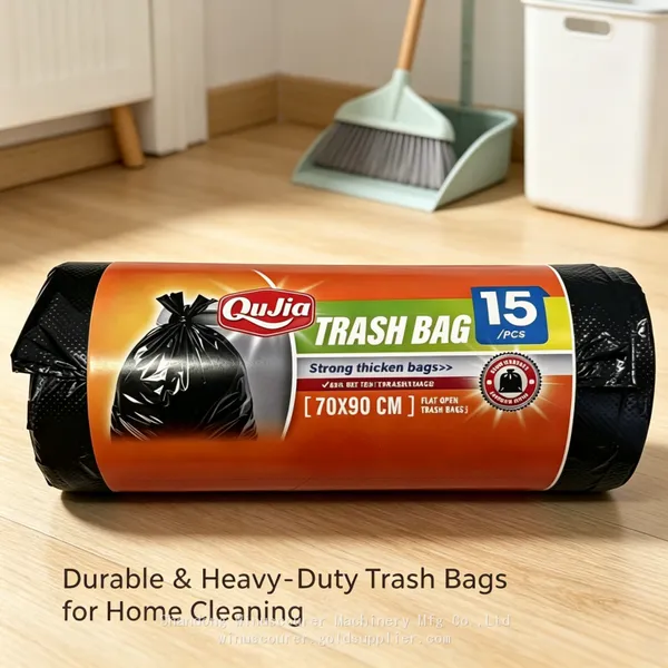 Large Drawstring Garbage Bags Extra Capacity Trash Bags for Big Cleanups photo-4