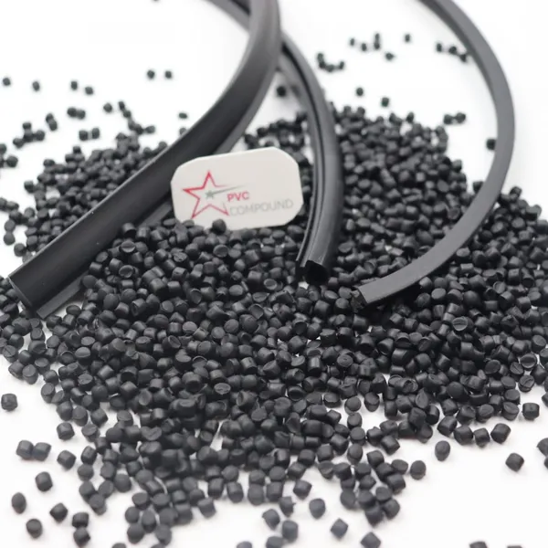 Matte Surface PVC Rubber Seal Compound PVC Granules Supplier photo-2