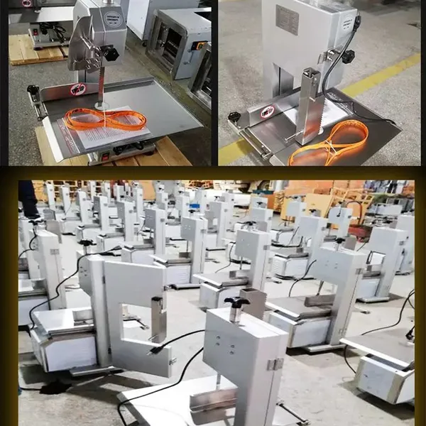 QDMECH Commercial Electric RL007 Meat Bone Saw Machine Stainless Steel Frozen Meat Fish Bone Cutting Machine for Restaurant and Slaughterhouse photo-5