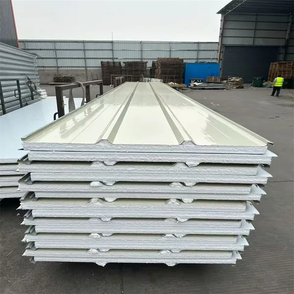Fireproof Rock Wool Sandwich Panel for Prefab House Wall & Roof photo-5