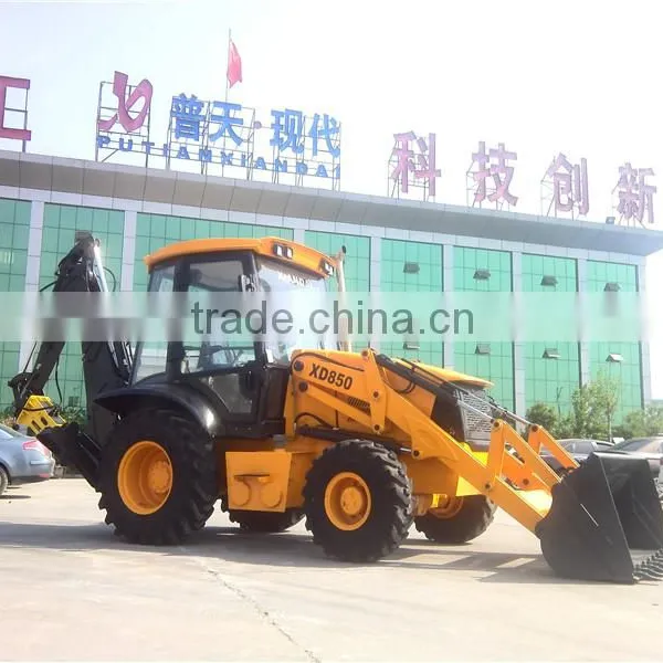 CE Approved Lawn Tractor Backhoe Loader for Sale XD850 Made in China photo-3