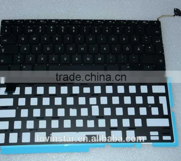 Popular Swedish Design Laptop Keyboard Replacement LED Backlight For Macbook Pro A1286 2008-2012 photo-5