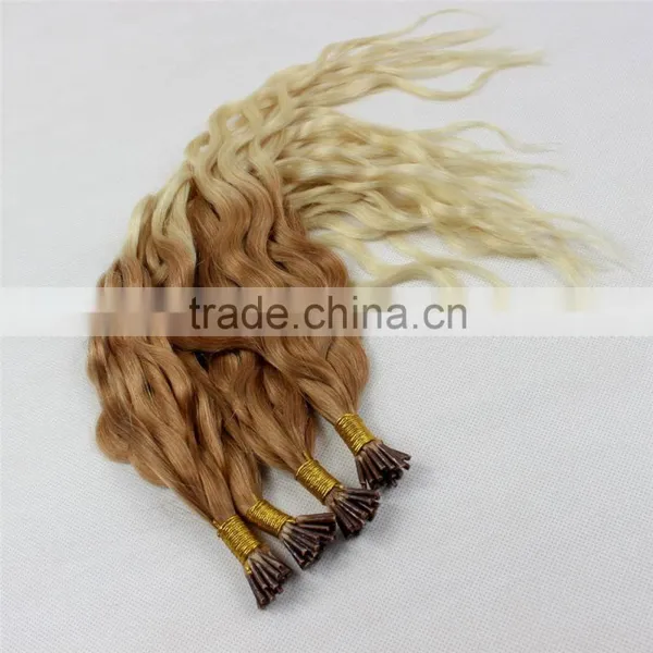 Ombre Keartin Curly Silk Strand Hair Extensions Supplier's Choice photo-4
