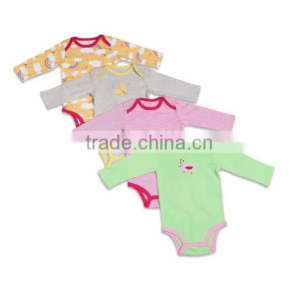 PF-MS-125 High Quality 100% Cotton Unisex Newborn Baby Rompers photo-4