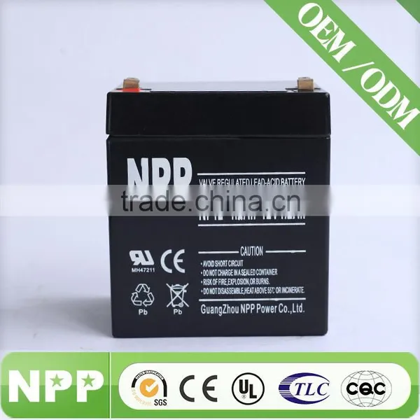 12V4.2AH Lead Acid Rechargeable 12 Volt Battery