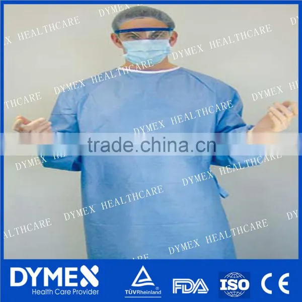 Single Use Non Woven Sterile Hospital Clothing Patient Surgical Gown photo-2