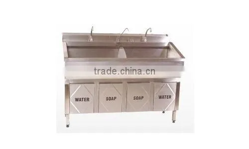 STM - 162 Surgical Scrub Sink - Double Stainless Steel Furniture , Hospital Fourniture