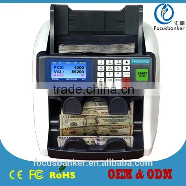 Good Quality Multi-function 1.5 Pocket Money Sorting Machine With Fake Note Detections, Serial Number Reading photo-3