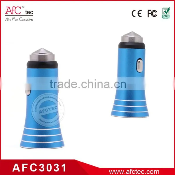2016 Wholesale New Products Aluminum Alloy High 2.1 Amp Best Micro Dual Usb Car Chargers photo-3