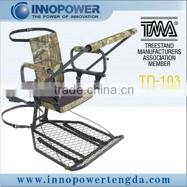 Hunting Hang-on Tree Stand With Shooting Rail/adjustable Tree Stand
