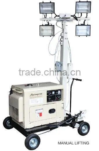 Power 2000w,gasoline or Diesel Engine ,industrial Mobile Light Tower photo-5