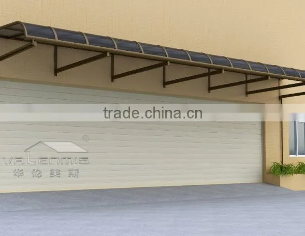 Latest Designs Waterproof Large Shade Polycarbonate Aluminum Window Awning photo-5
