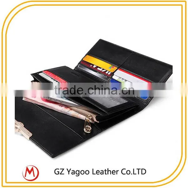 Wholesale Woman Leather Wallet Lady Money Bag Embroider Patter Purse photo-6