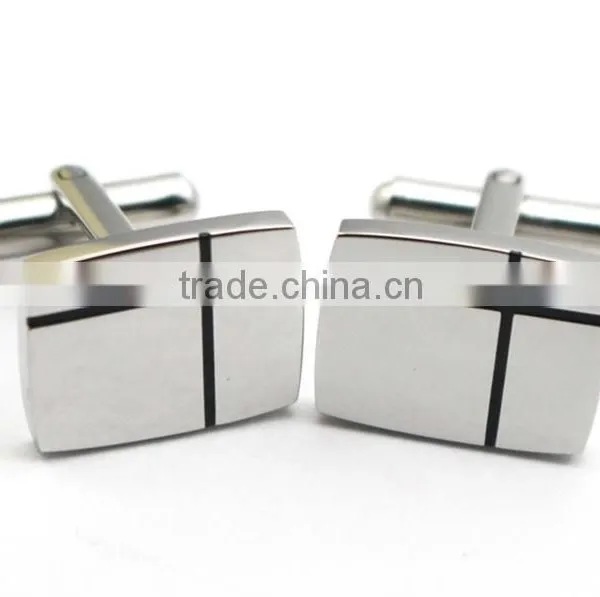 2016 Latest Fashion Design Stainless Steel Men Shirts Cufflink With Logo photo-2
