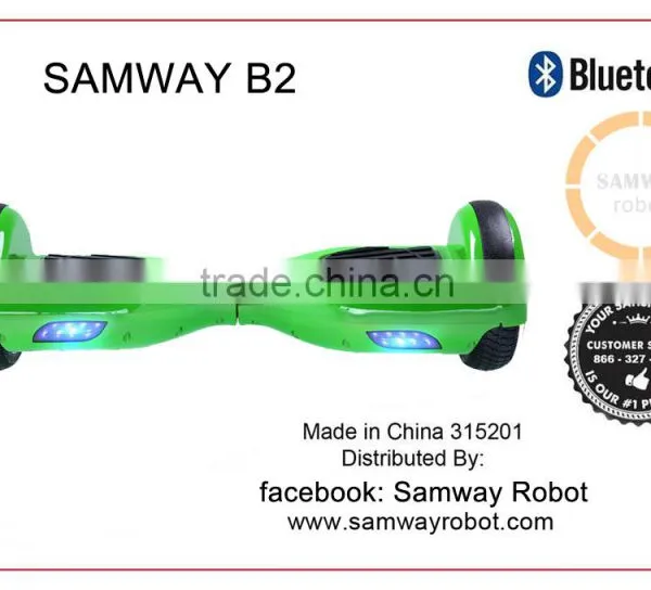 2016 Samway Robot Smart Electric Self Balance Mini Two Wheel Smart Balance Electric Scooter Hoverboard photo-3