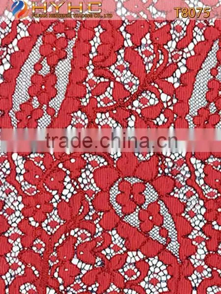 Wholesale Good Quality Nylon/Cotton/Rayon Strand Lace Fabric T8075 photo-3