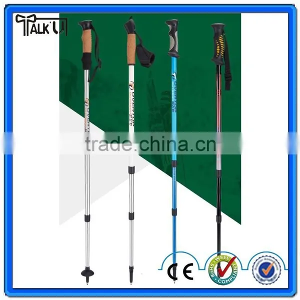 Aluminum Nordic Similar Walking Stick Foldable Walking Stick Trekking Pole Alpenstock