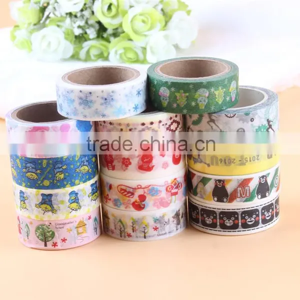 Custom Adhesive Japanese Adhesive Masking Tape Washi Tape Supplier's Choice
