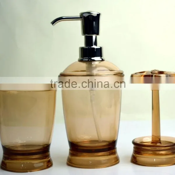 Fashionable Design Plastic Hotel Bathroom Accessories Set photo-2
