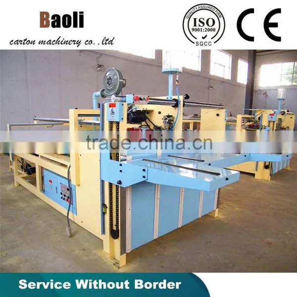 Advanced Technology Baoli Carton Semi-automatic Folding Cardboard Gluing Machine photo-2