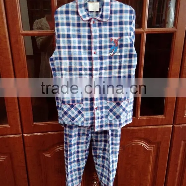 2 Side Brushed Cotton Flannel Pajamas China