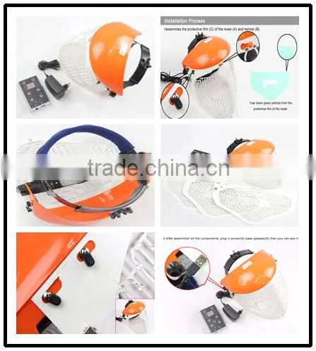 China Portable Three Colors LED Light Skin Care Led Face Mask photo-6