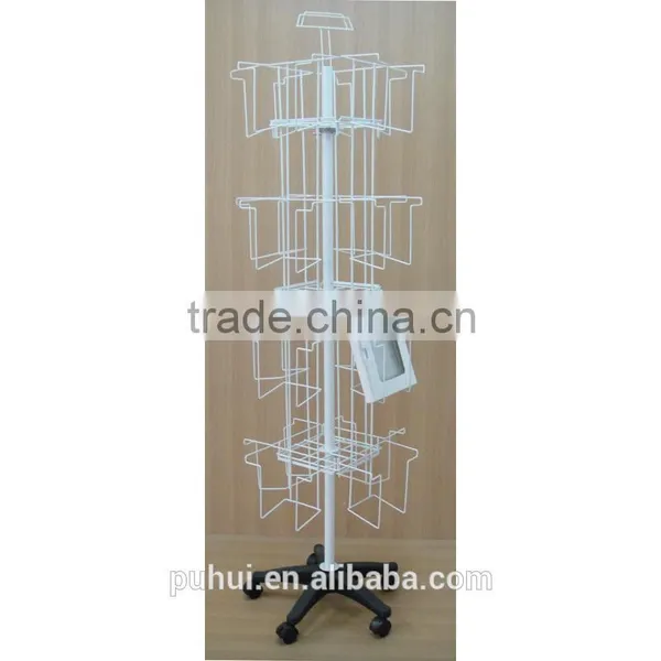 Floor Rotating Prints Display Fixture With Great Price photo-4