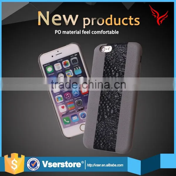 New Design Exquisite Double Color Design Mobile Back Cover Leather Phone Case for Iphone 6s photo-2