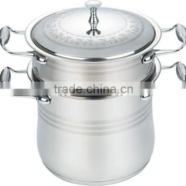 AH3595 Sainless Steel Double Boiler ( Steamer Set )