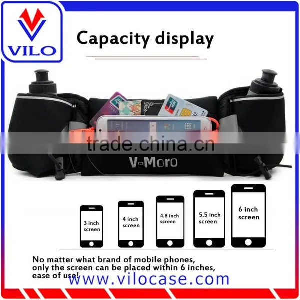 Hiking Belt, Cycling Belt, Sports Jogging Belt With Water Bottle Holders photo-4