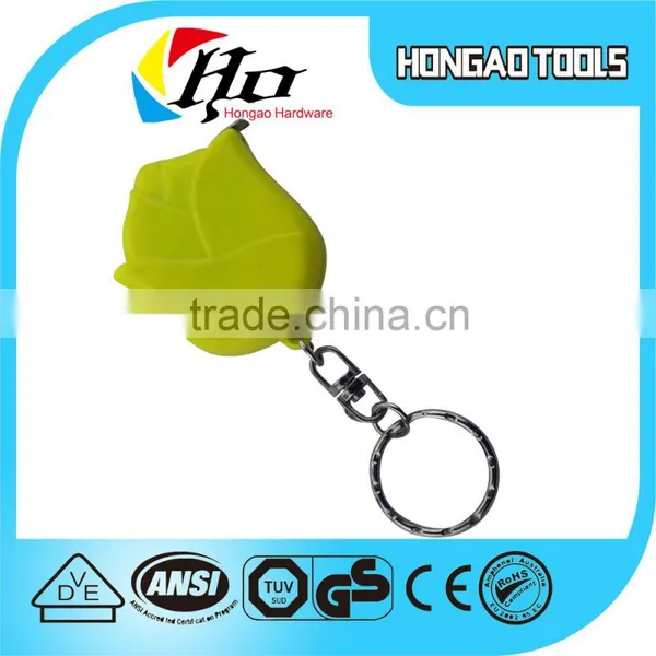 Yellow Folwer Design 0.1mm Thickness Blade Mini Tape Measure photo-4